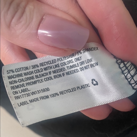 Wild Fable Midnight Black Crop Top - Picture 3 of 4